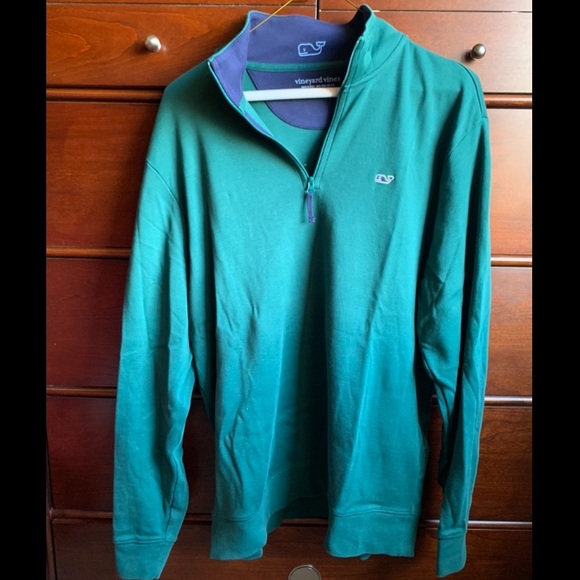 Vineyard Vines Green Quarter ZIP - Picture 4 of 4
